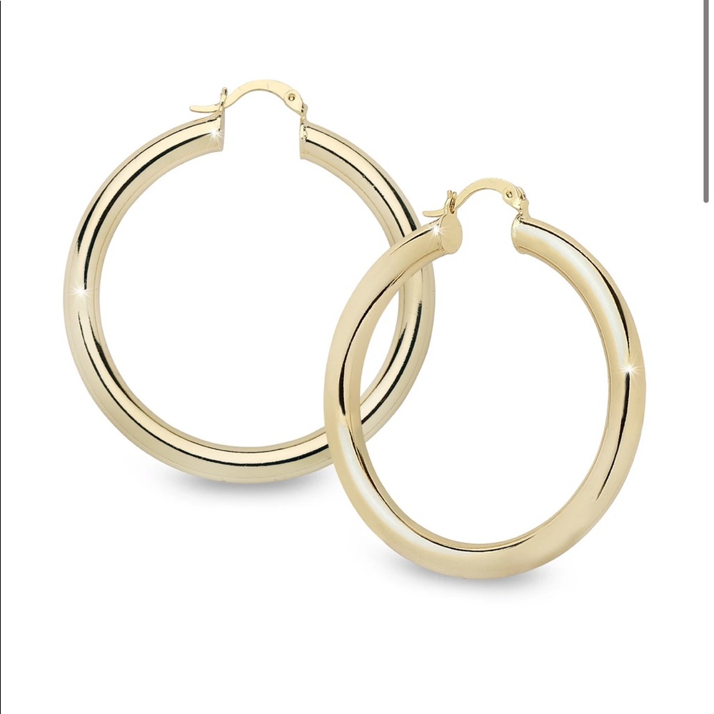 2 Inch 18k Gold Filled Hoops